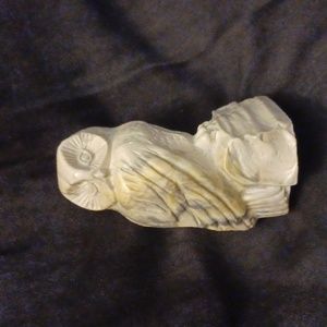 4/$80 Carved Marble Owl Paperweight
